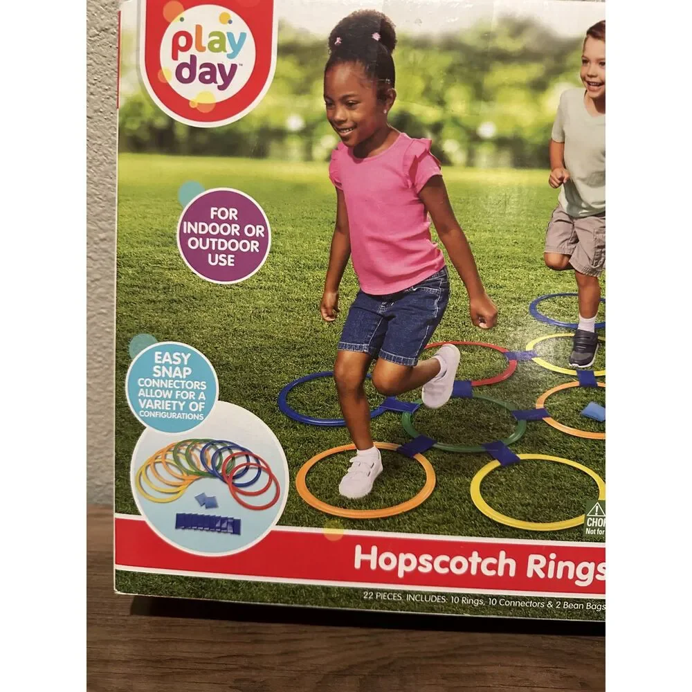 Play Day Hopscotch Rings - 22 Pieces
